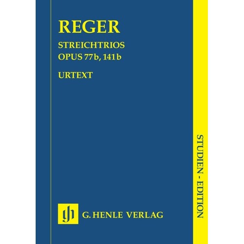 String Trios Op 77B Op 141B (Music Score) Book