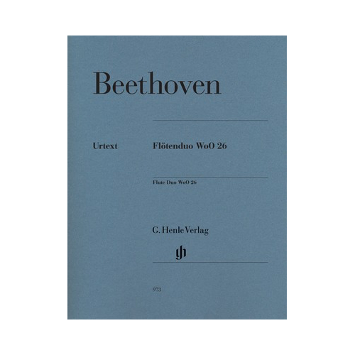 Flute Duo WoO 26 - Easy Teaching Material for Two Flutes, Urtext Edition