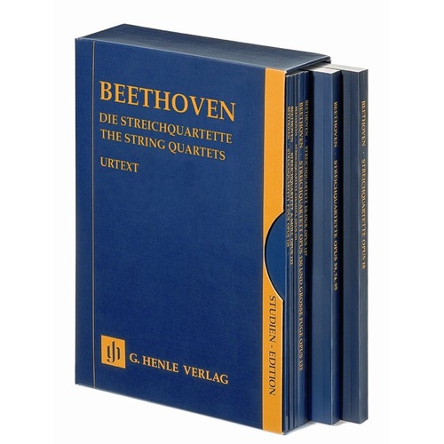 Beethoven String Quartets Study Scores 7-Volume Boxed Set by G. Henle Verlag