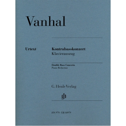 Vanhal - Double Bass Concerto - Double Bass/Piano Accompaniment Henle HN979