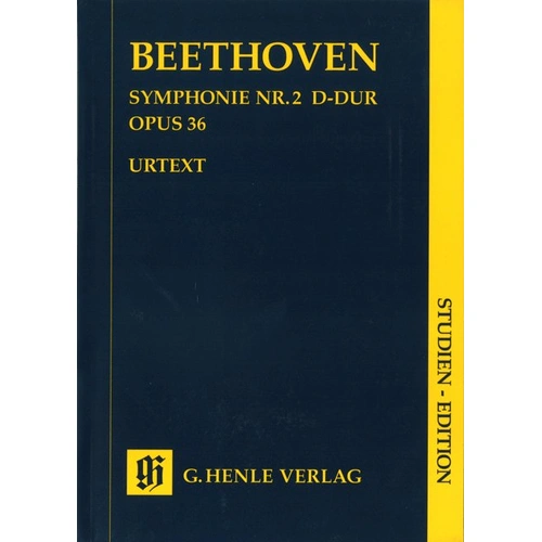 Symphony No. 2 Op. 36 in D Major Urtext Study Score by Ludwig van Beethoven
