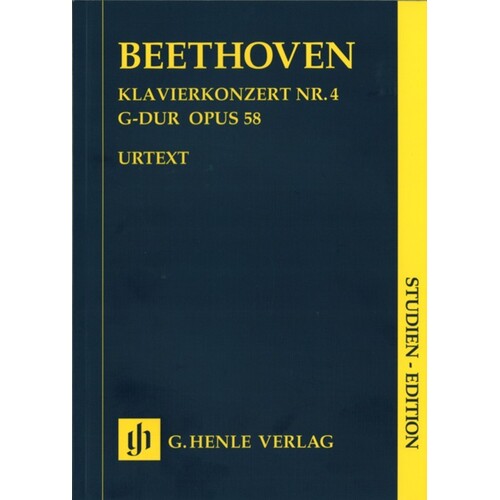 Piano Concerto No 4 Op 58 G Study Score Book