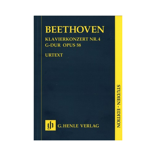 Piano Concerto No 4 in G Major Op 58 Study Score