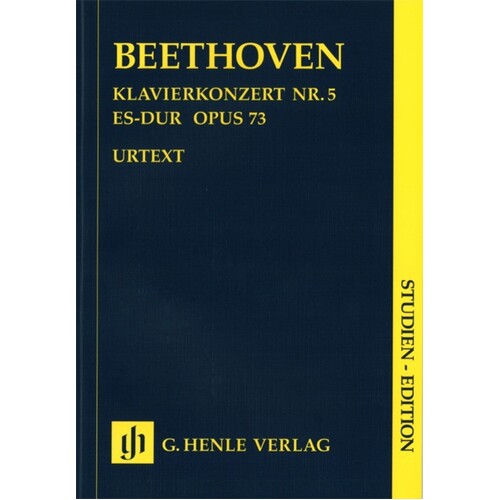 Piano Concerto No 5 Op 73 E Flat Emperor Urtext (Music Score) Book
