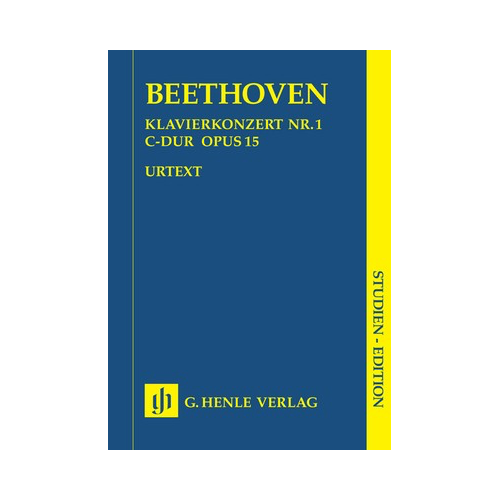 Piano Concerto No 1 in C Major Op 15 Study Score