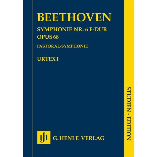 Symphony No. 6 F Major Op. 68 Study Score by Ludwig van Beethoven