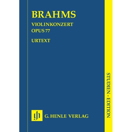 Violin Concerto Op 77 Study Score Book