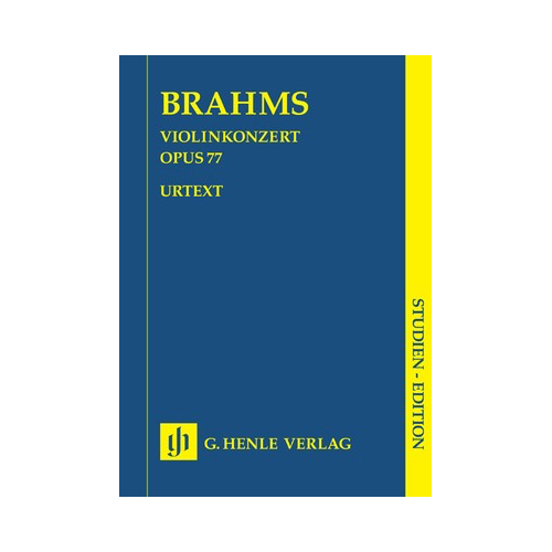Violin Concerto in D Major Op 77 Study Score