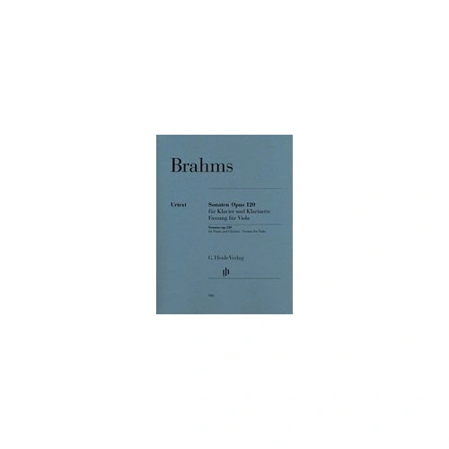 Brahms Sonata Op. 120 for Viola and Piano - G. Henle Verlag Edition