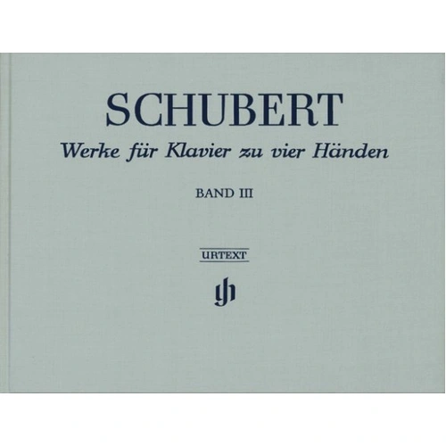 Works for Piano Four-Hands Volume 3 by Franz Schubert, G. Henle Verlag, Piano Duet, 1 page