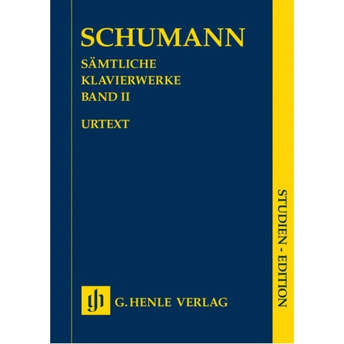 Complete Piano Works Volume 2 Study Score by Robert Schumann - Henle Edition