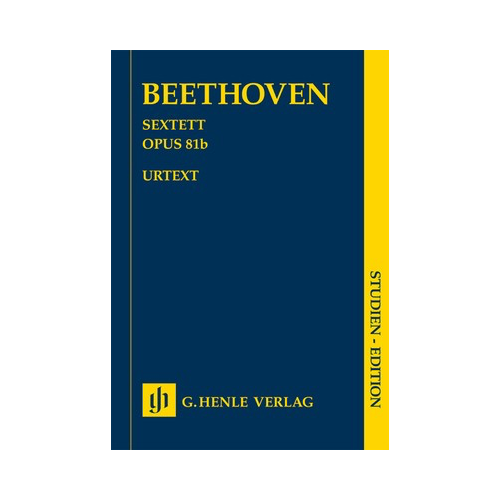 Sextet in F Major Op. 81b Study Score