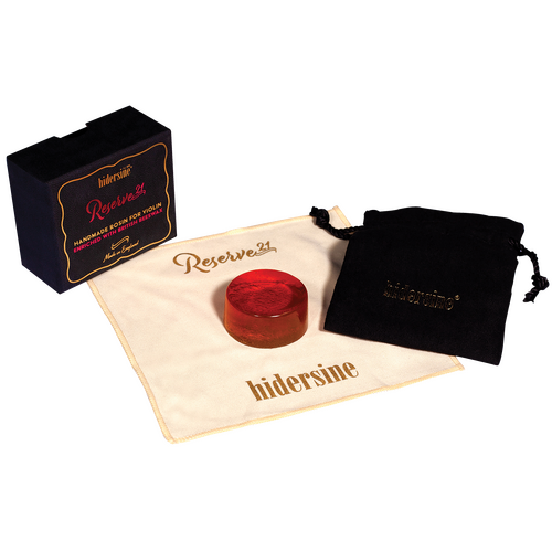 Hidersine Reserve21 Violin Rosin 30g Cake with Custom Drawstring Bag