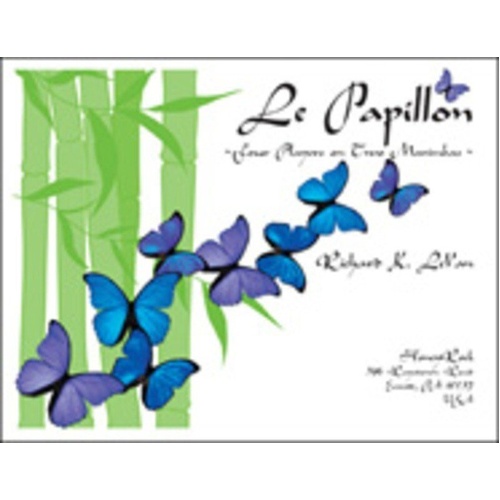Le Papillon for 4 Players on 2 Marimbas by Richard Levan - Tuned Percussion Quartet