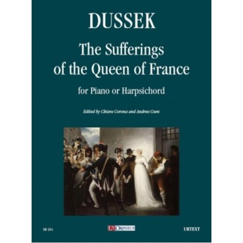Dussek - The Sufferings Of The Queen Of France For Piano Softcover Book (Piano)