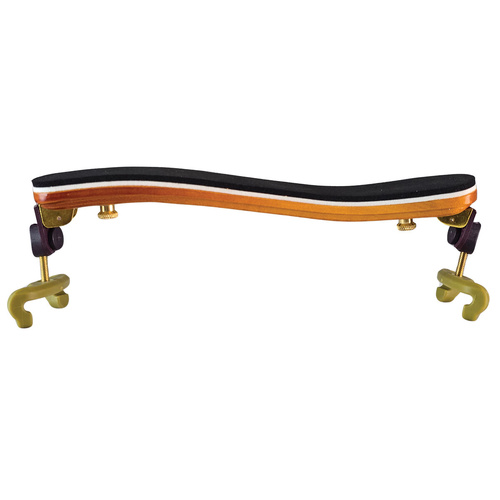 Hidersine Artista Violin Shoulder Rest 4/4 to 3/4 Adjustable Height with Wood Veneer Finish