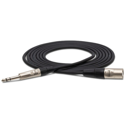 Hosa Pro Balanced Interconnect, REAN 1/4 in TRS to XLR3M, 5 ft