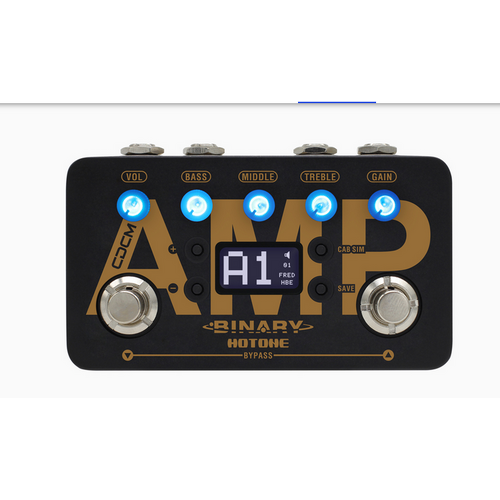 Hotone Binary Amp Simulator Effect Pedal