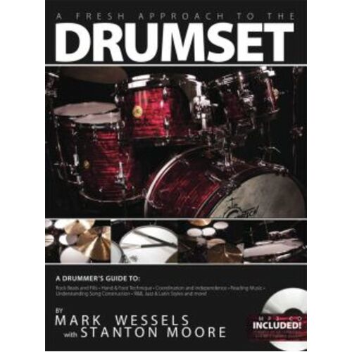 Wessels - A Fresh Approach To The Drumset Softcover Book/CD