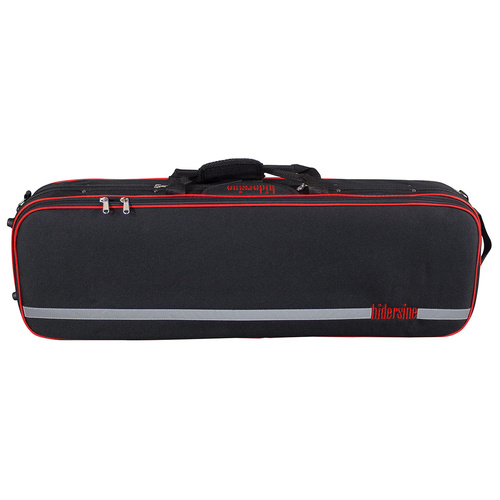 Hidersine HVLA1-15 Lightweight Hardcase for 15" Viola with Reflective Strip, Shoulder Straps, Velvet Lining, 2 Bow Holders, and Padded Base