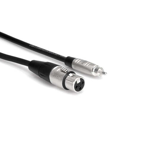 Hosa Pro Unbalanced Interconnect REAN XLR3F to RCA