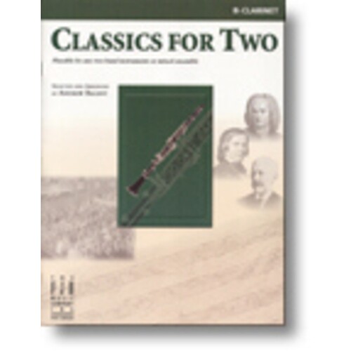 Classics For Two Arr Balent Clarinet (Softcover Book)