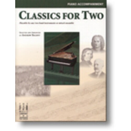 Classics For Two Arr Balent Piano Accomp (Softcover Book)