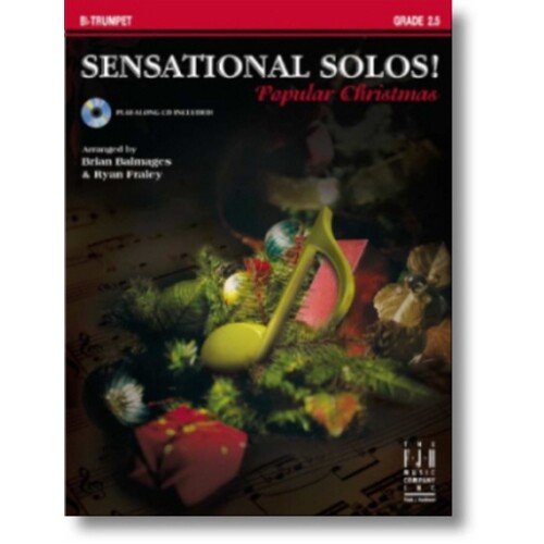 Sensational Solos Popular Christmas T Sax Softcover Book/CD