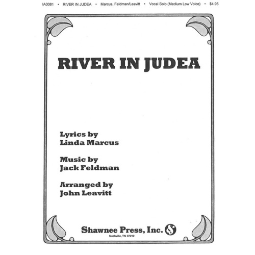 River In Judea Vocal Solo Medium Linda Marcus Ja Book