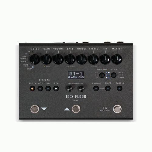 Blackstar ID:X Floor 1 Multi FX Pedal with 12 Amp Models, 35+ Effects, USB-C Interface, OLED Display