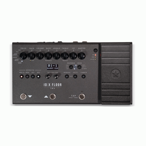 Blackstar ID:X Floor 2 Multi FX Pedal with Expression Pedal, 12 Amp Models, 35+ Effects, USB-C, MIDI IN, OLED Display