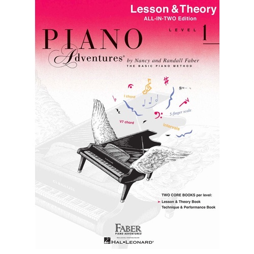 Piano Adventures All In Two 1 Lesson Theory Book