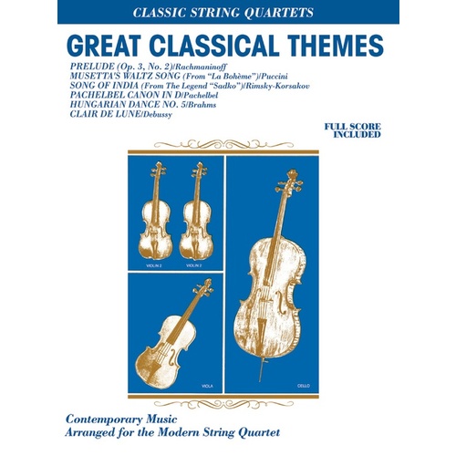 Great Classical Themes For String Quartet
