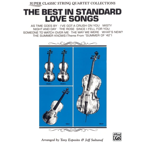 Standard Love Songs for String Quartet Sheet Music