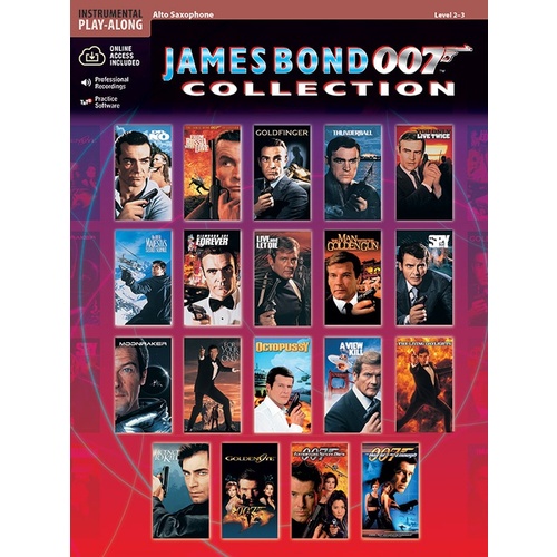 James Bond 007 Collection Alto Sax Book/CD
