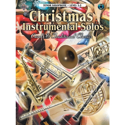 Christmas Solos Trad. Carols Tenor Sax Book/CD