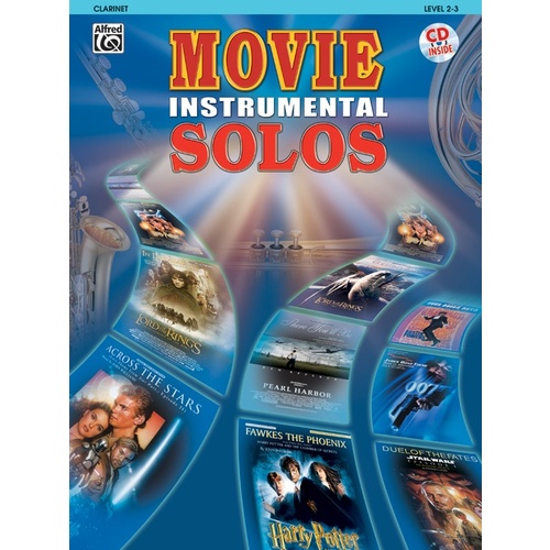Movie Inst Solos Clarinet Book/CD