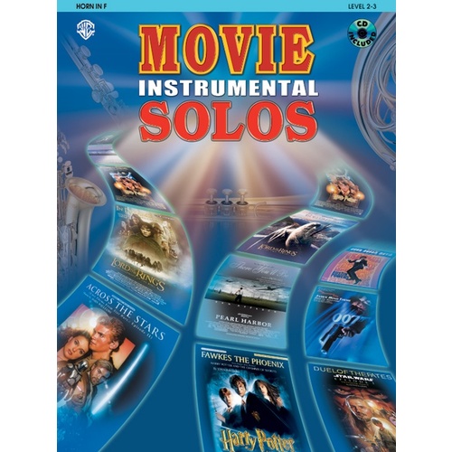 Movie Inst Solos Horn Book/CD