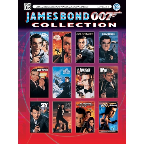 James Bond 007 Collection Viola Book/CD