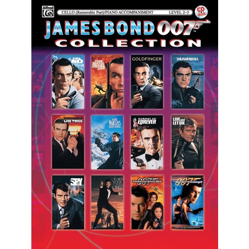 James Bond 007 Collection Cello Book/CD