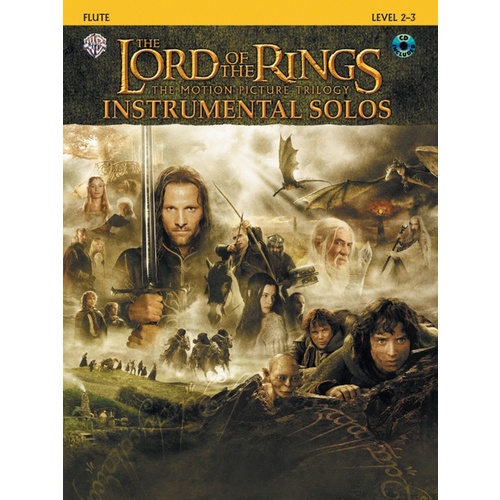 Lord Of The Rings Inst Solos Flute Book/CD