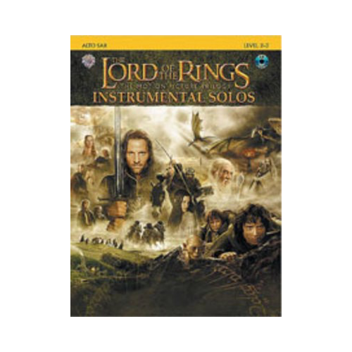 Lord of the Rings Instrumental Solos for Alto Saxophone Book/CD