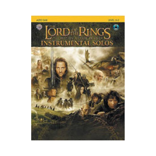 Lord of the Rings Instrumental Solos for Alto Saxophone Book and CD