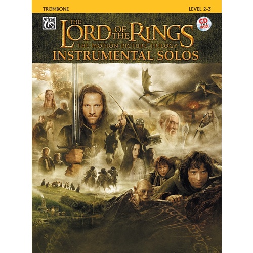 Lord Of The Rings Inst Solos Trombone Book/CD