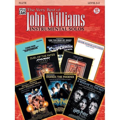 Very Best of John Williams Flute Book and CD Collection
