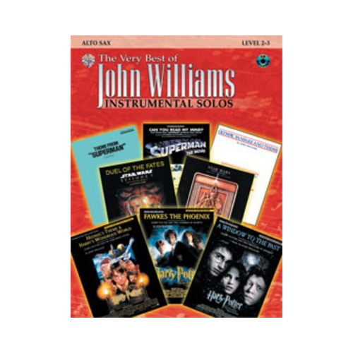Very Best of John Williams Alto Saxophone Book/CD
