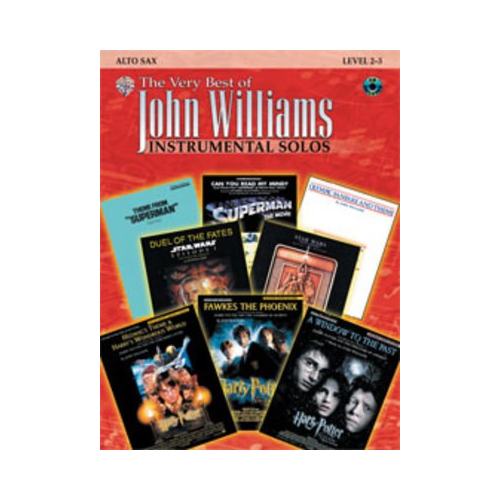 Very Best of John Williams Alto Saxophone Book/CD
