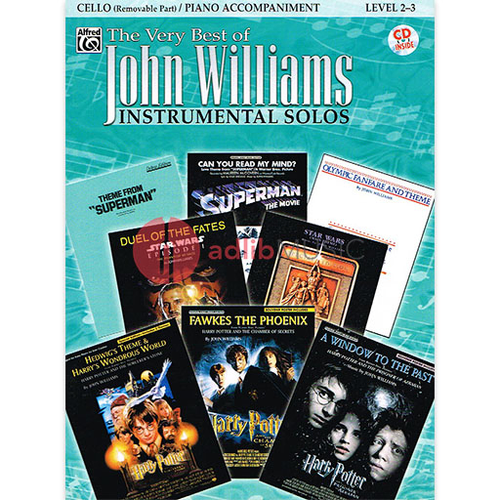 Very Best of John Williams Cello Book and CD