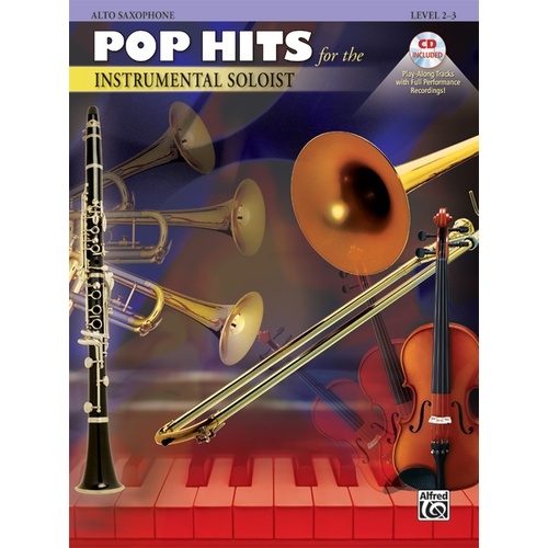 Pop Hits For Instrumental Soloist Alto Sax Book/CD