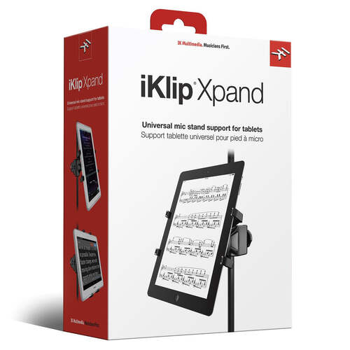 IK Multimedia iKlip Xpand - universal mic stand support for tablets